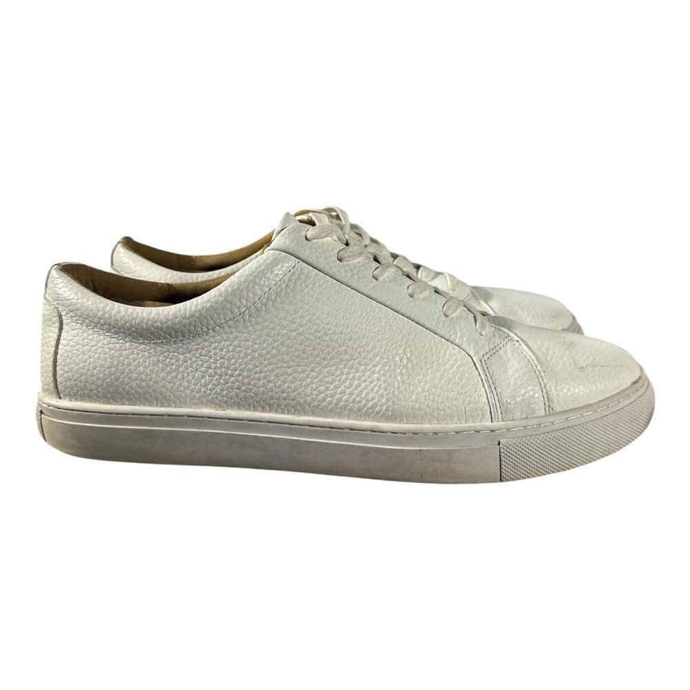 Vince Camuto Hallman Men's Size 13 M White Leather Sneakers - Picture 2 of 9